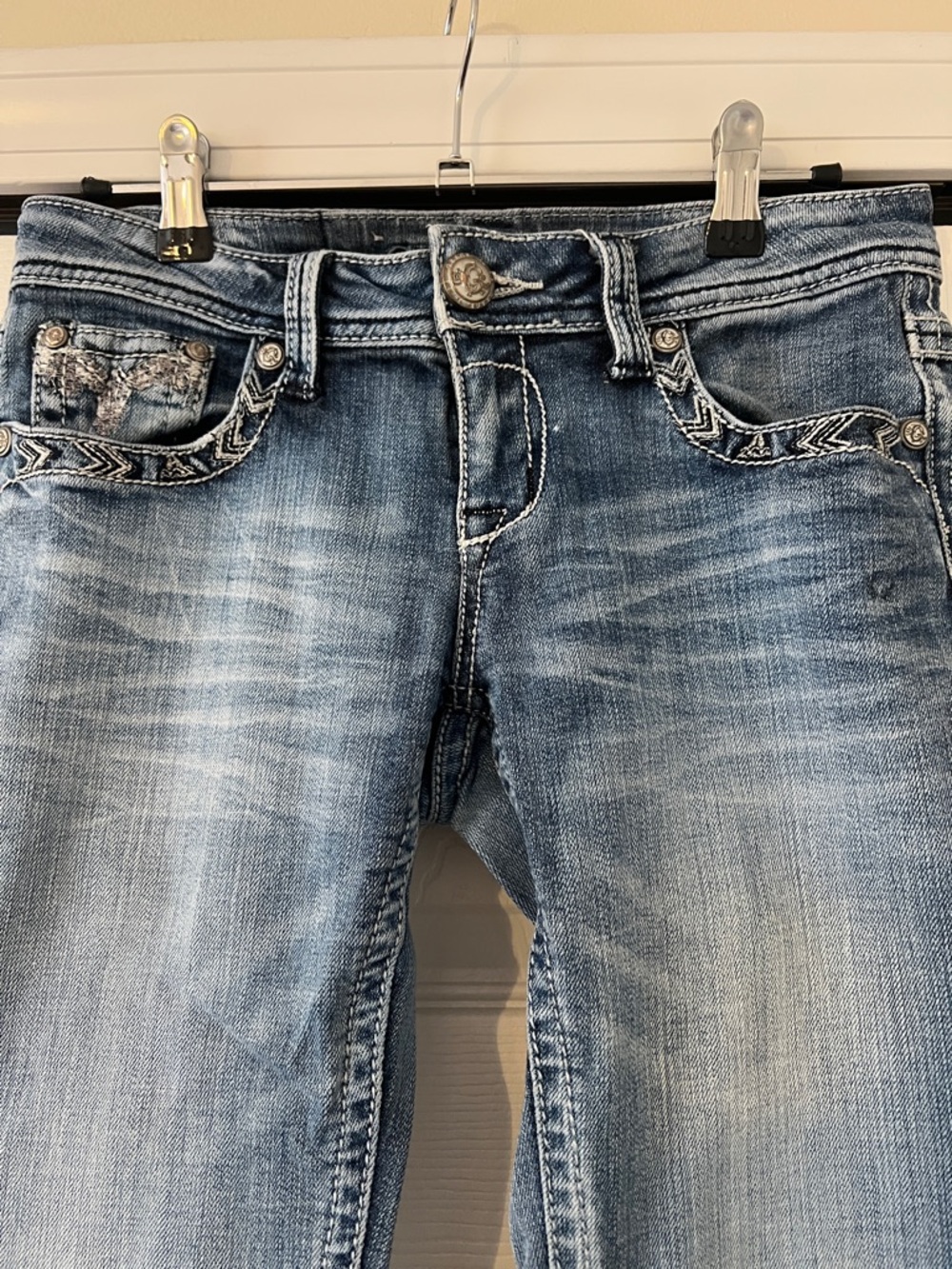 Grace in LA Light Blue Boot Cut Jeans - Picture 4 of 11